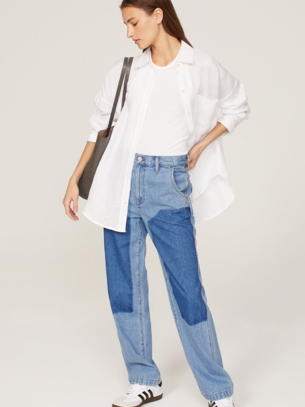 Madewell Perfect Vintage Two Tone Straight Jean